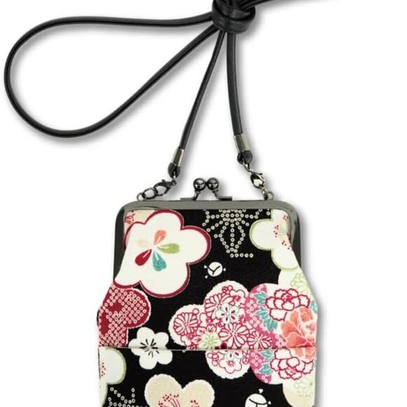 Women\'s Crossbody Handbag Polyester Small Travel Purse with Kiss Lock main image 1